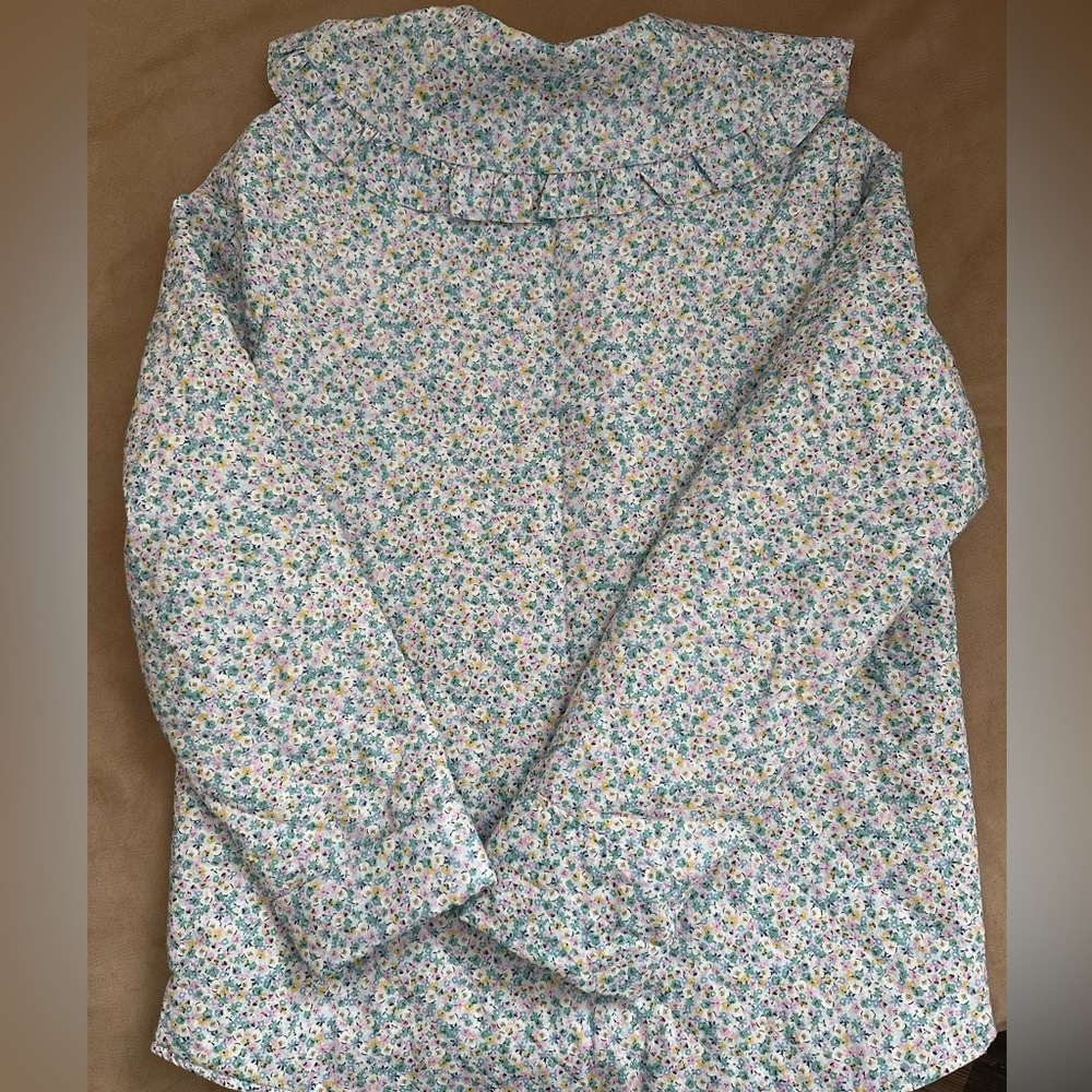 🔔H&M Floral Patterned Jacket with Ruffled Collar - Picture 3 of 7